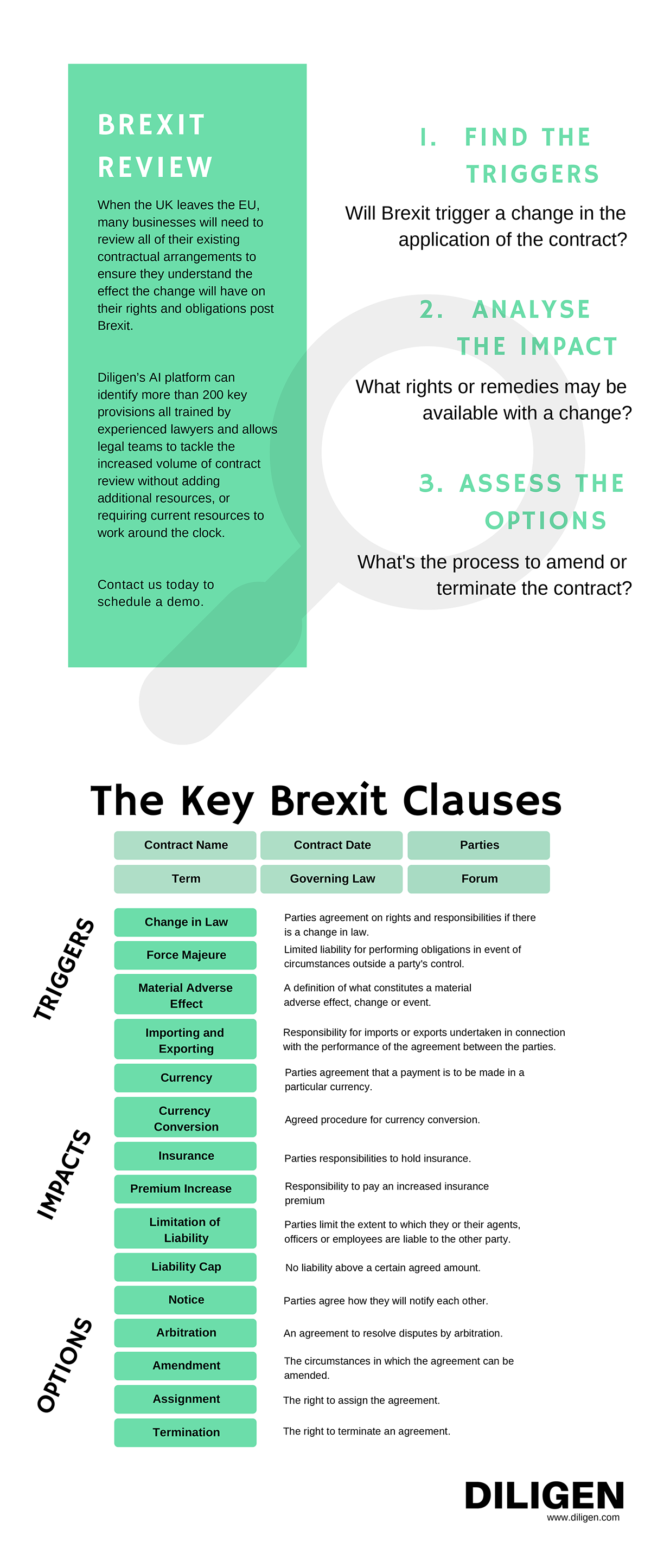 Diligen brexit infographic